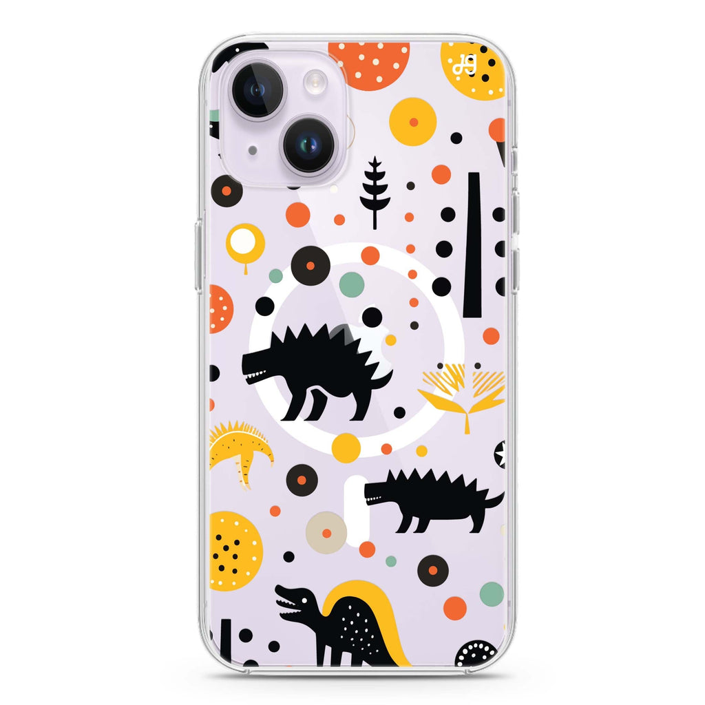Cuddly Rex iPhone 14 Plus Magsafe 兼容水晶透明保護殼