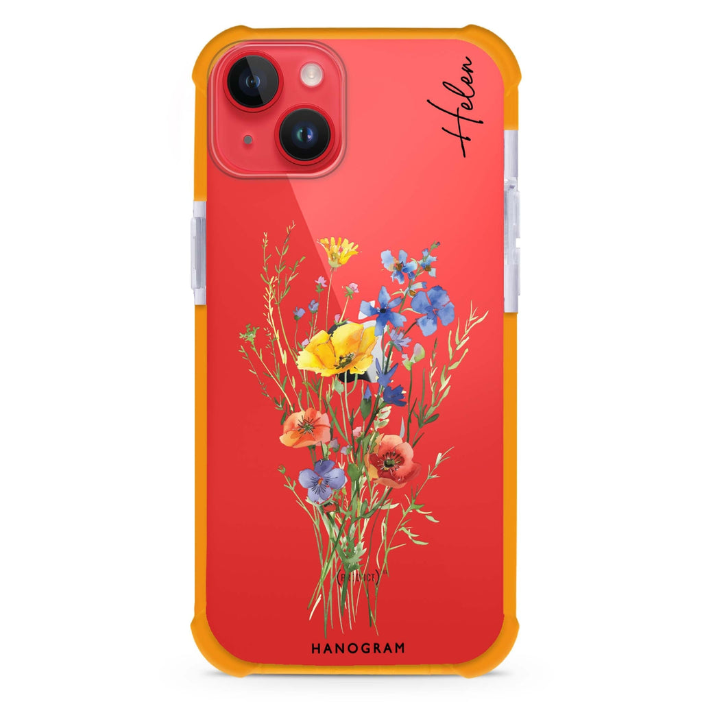 Wildflower Whimsy iPhone 15 Plus 超強防摔保護殼