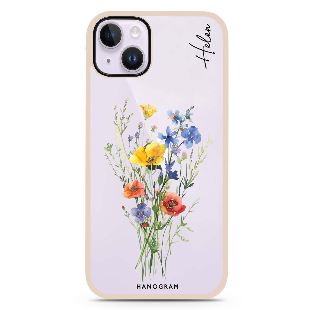 Wildflower Whimsy iPhone 15 Plus 防衝擊保護殼