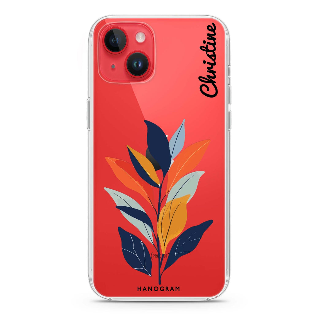 Flora Flat iPhone 14 Plus 水晶透明保護殼