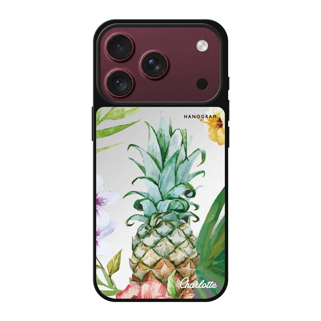 Pineapple & Floral 鏡面手機殼
