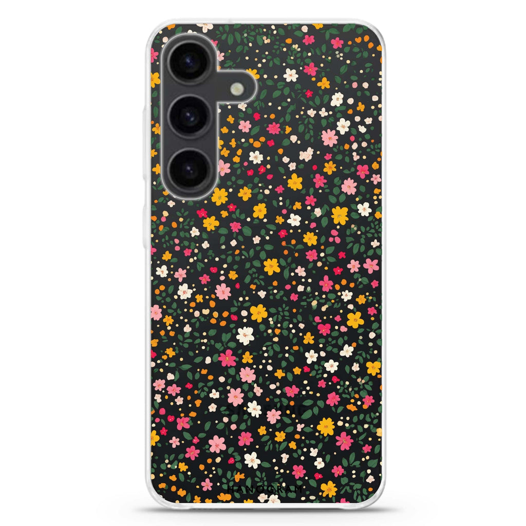 Petite Bloom Samsung Galaxy S26/S25/S24 水晶透明保護殼正面展示