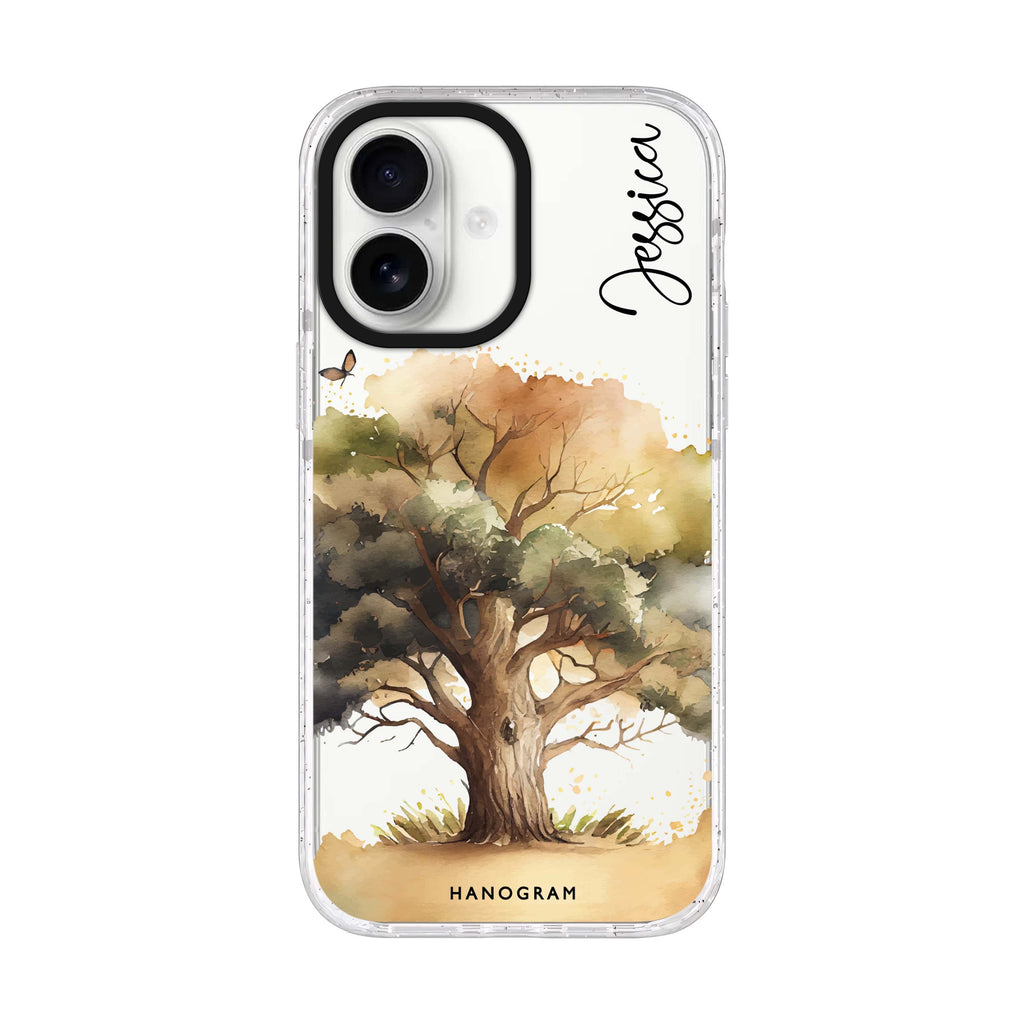 Tree iPhone 17 水晶透明保護殼正面展示