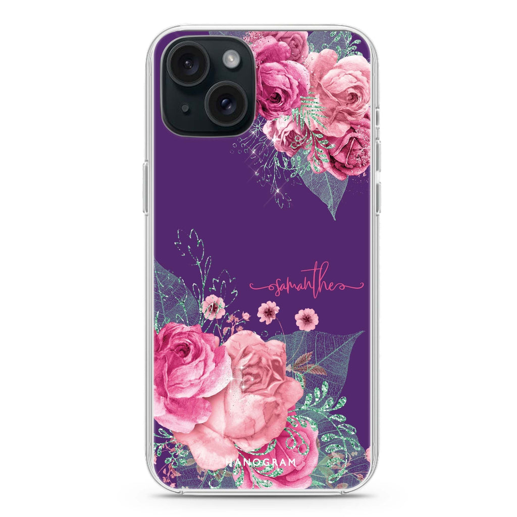 WildRose iPhone 15 plus 水晶透明保護殼
