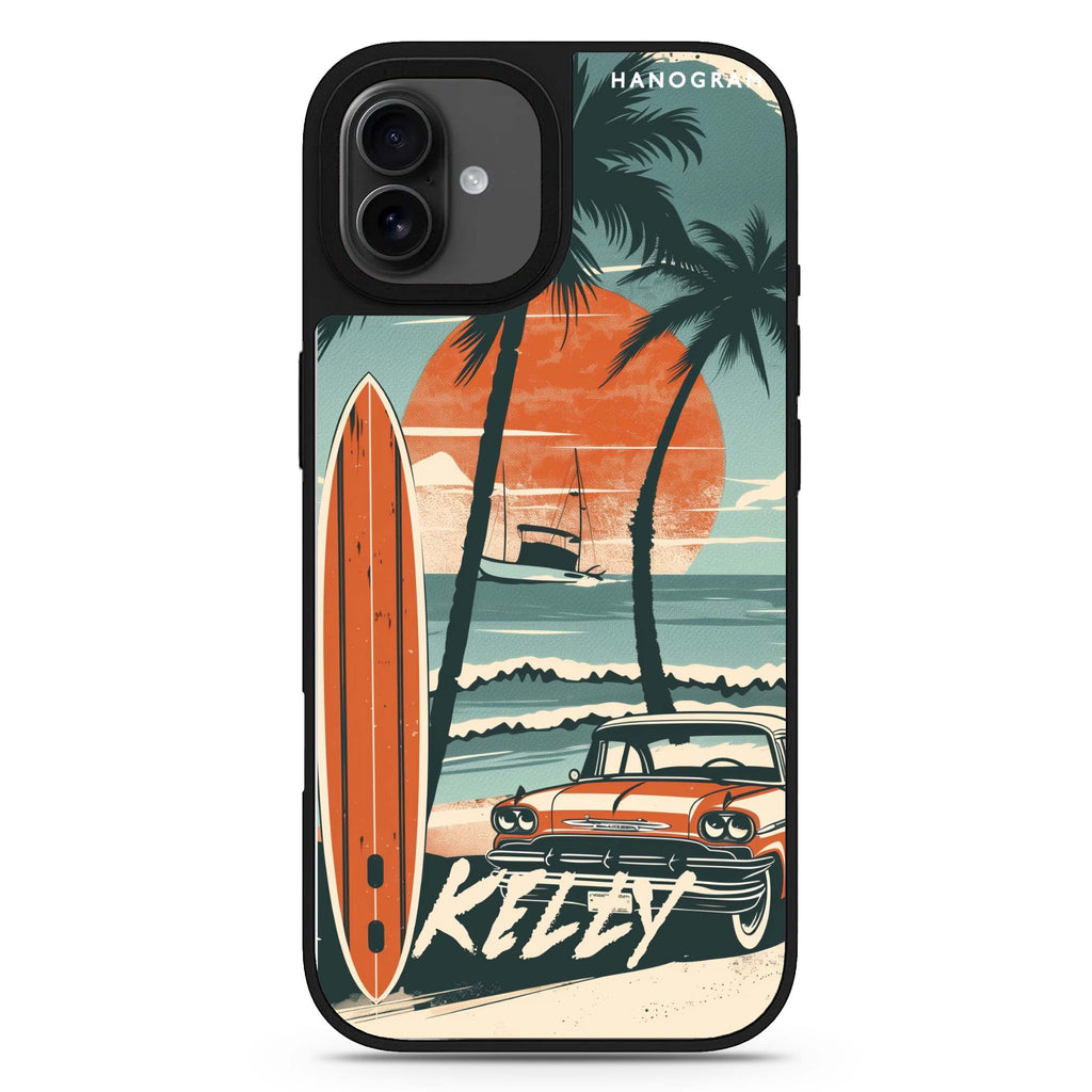 Surf Vibes iPhone 17 鏡面手機殼 主圖設計