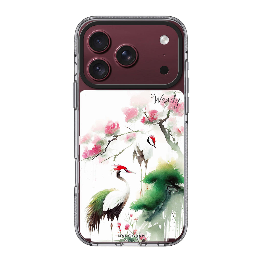 Pines & cranes 水晶透明保護殼