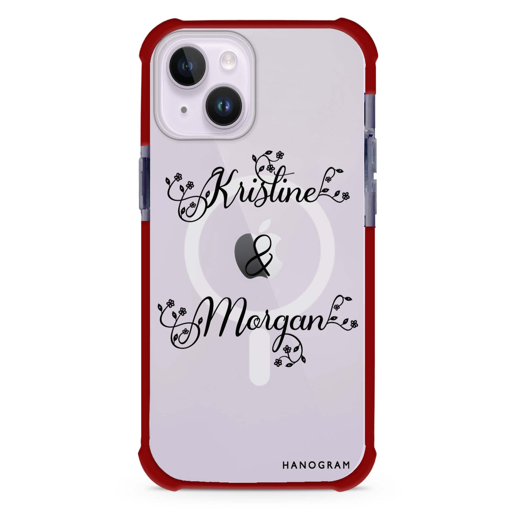Natural & Us iPhone 15 Plus Magsafe 兼容超強防摔保護殼