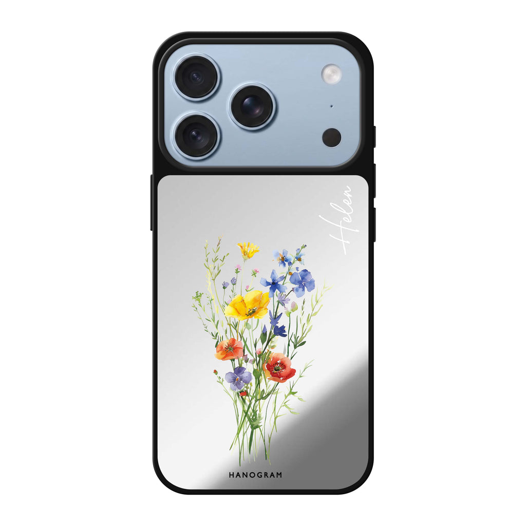 Wildflower Whimsy 鏡面手機殼