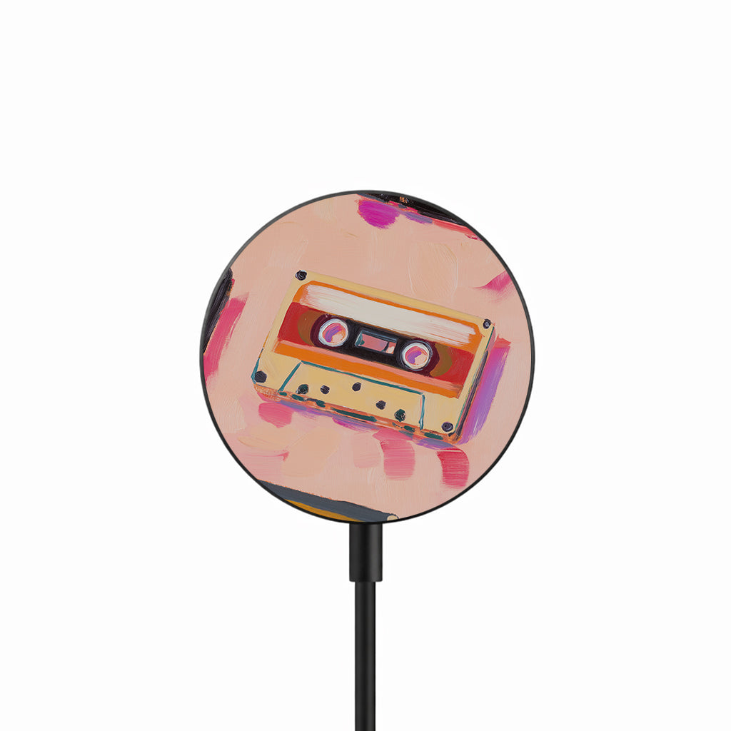 Vintage Cassette Tape 25W 磁吸無線充電器