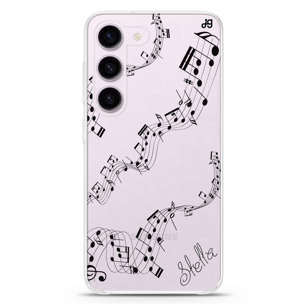 Music Samsung Galaxy 水晶透明保護殼