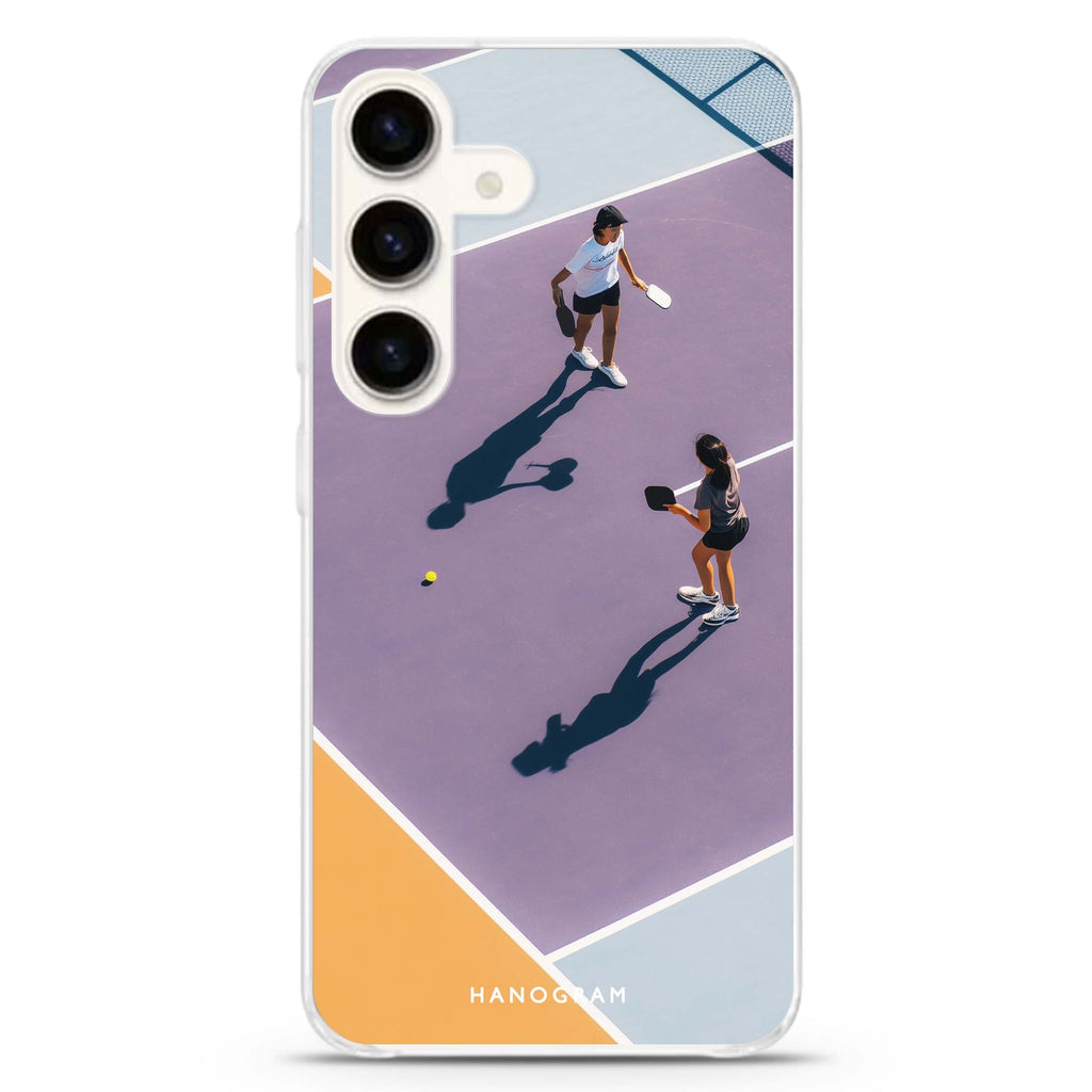 Court Play Samsung Galaxy S26/S25/S24 水晶透明保護殼正面展示