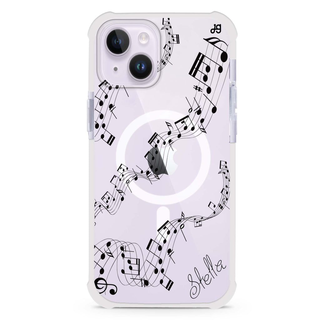 Music iPhone 15 Plus Magsafe 兼容超強防摔保護殼