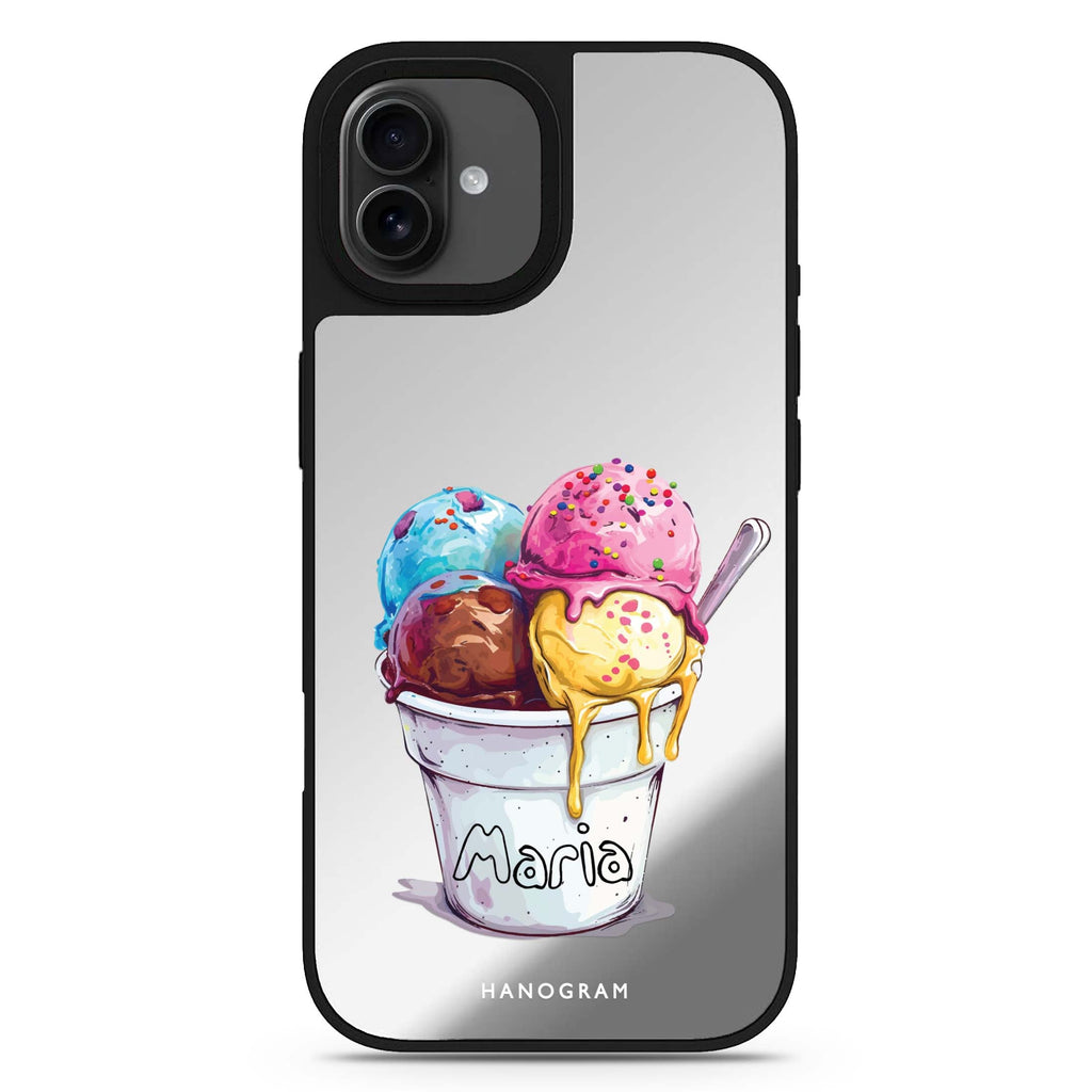 Sweet Scoops iPhone 17 鏡面手機殼 主圖設計