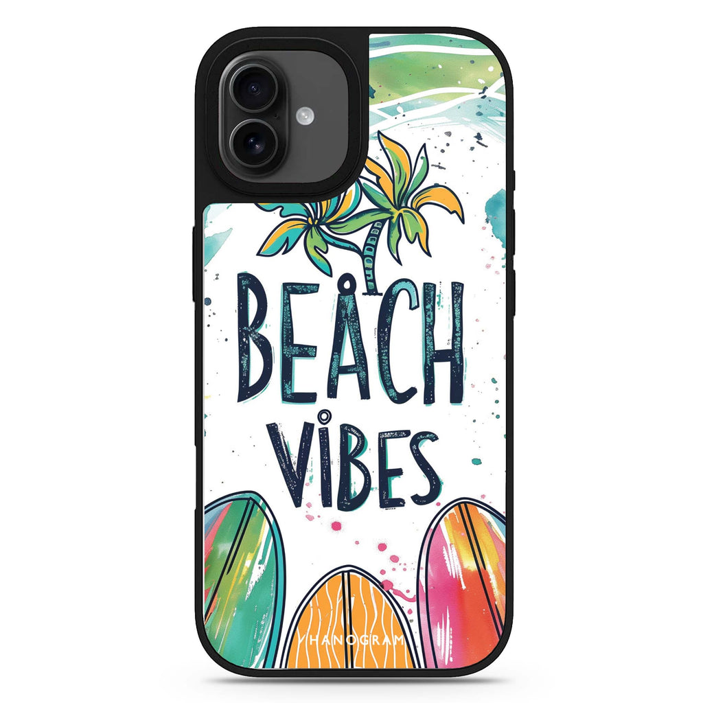 Sand and Surf iPhone 17 夏日海灘鏡面手機殼 主圖設計