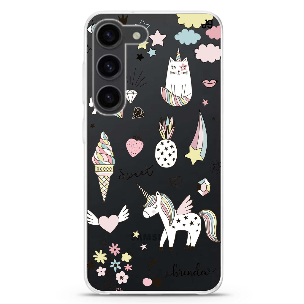 My lovely Cartoon Samsung Galaxy 水晶透明保護殼