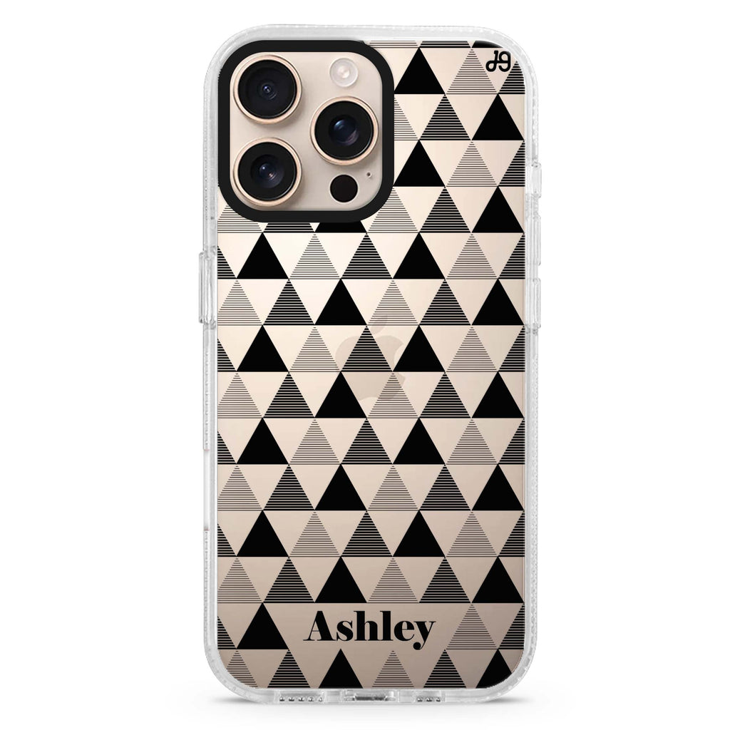 Triangles Seamless iPhone 16 Pro & 16 Pro Max Case - Personalized and Stylish Protection