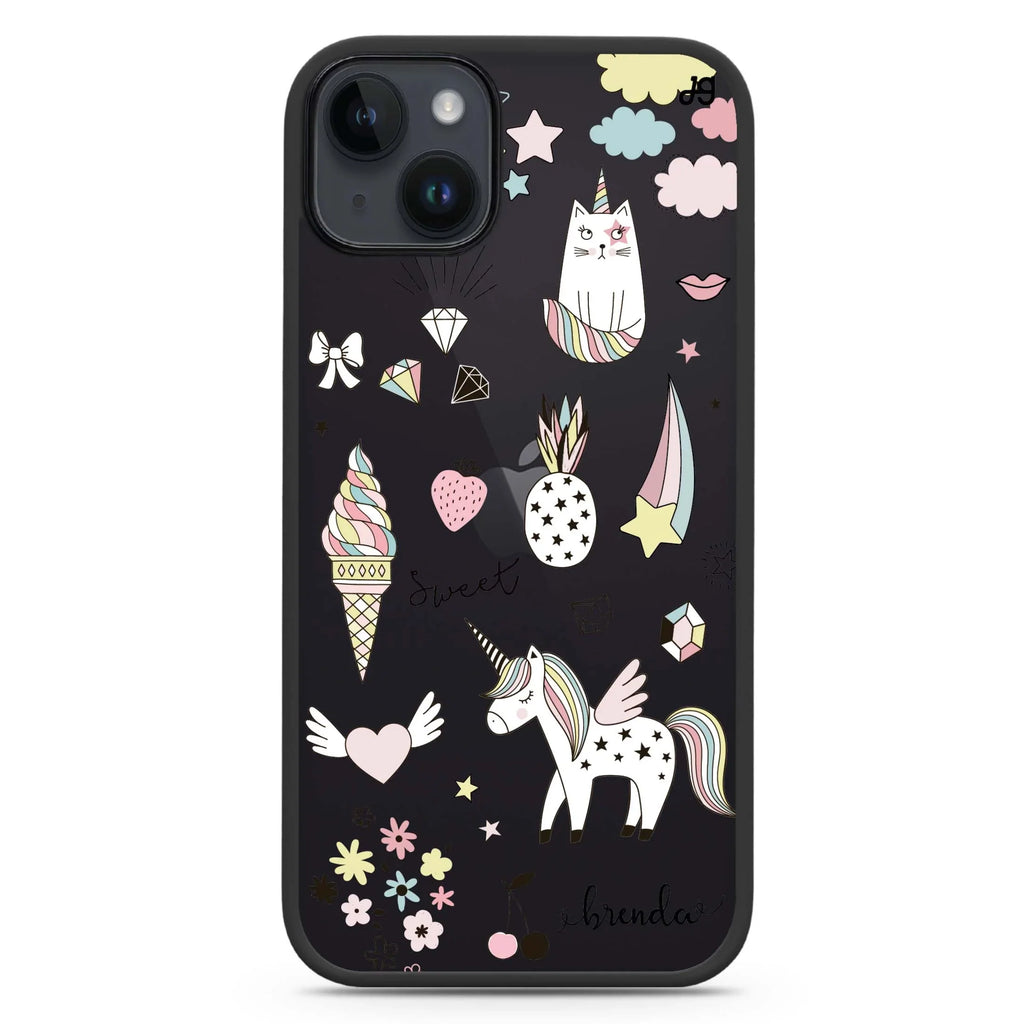 My lovely Cartoon iPhone 15 Plus 防衝擊保護殼