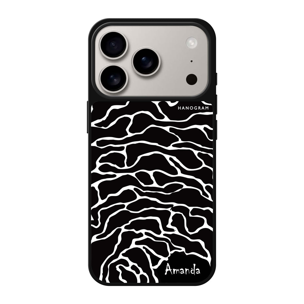 Contour Mapping 抽象藝術 iPhone 17 Pro Max 鏡面手機殼主圖