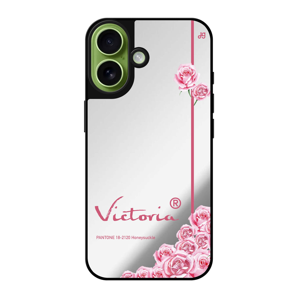 Reflective iPhone 16 Mirror Case –#18-2120 Honeysuckle II Design
