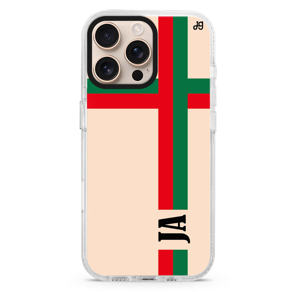 Matching Stripes Magsafe 兼容水晶透明保護殼