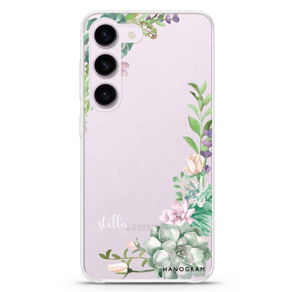 Rose in Wild Samsung Galaxy 水晶透明保護殼