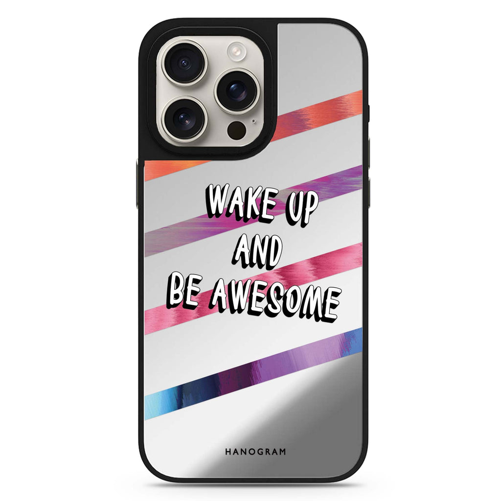 Wake up 鏡面手機殼