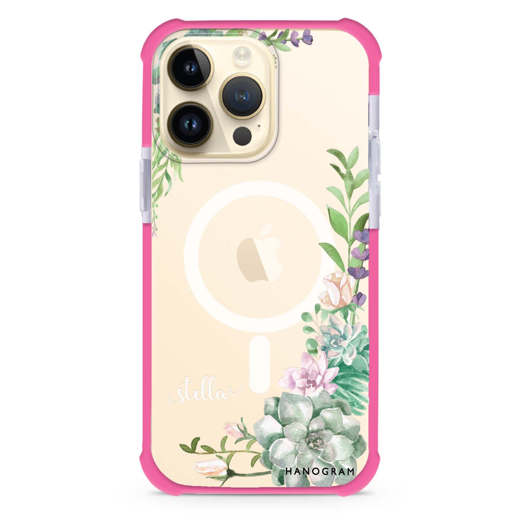 Rose in Wild iPhone Magsafe 兼容超強防摔保護殼