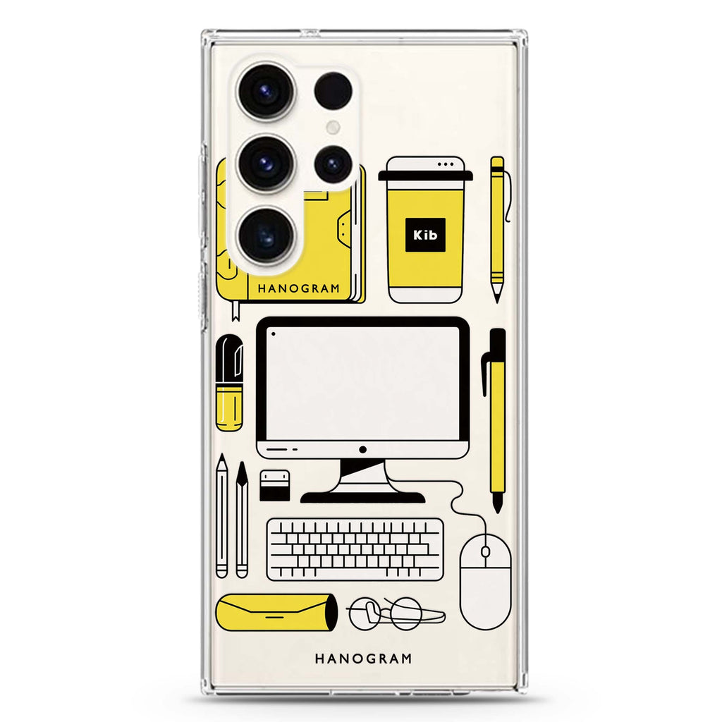 The Yellow Desk Club Samsung Galaxy 水晶透明保護殼