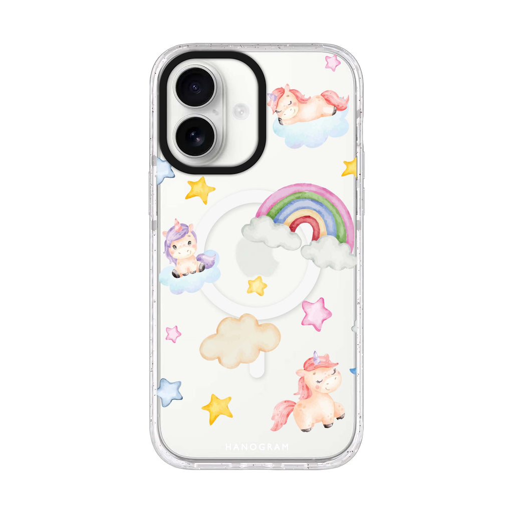 Magic Mane Marvels iPhone 17 水晶透明保護殼正面展示