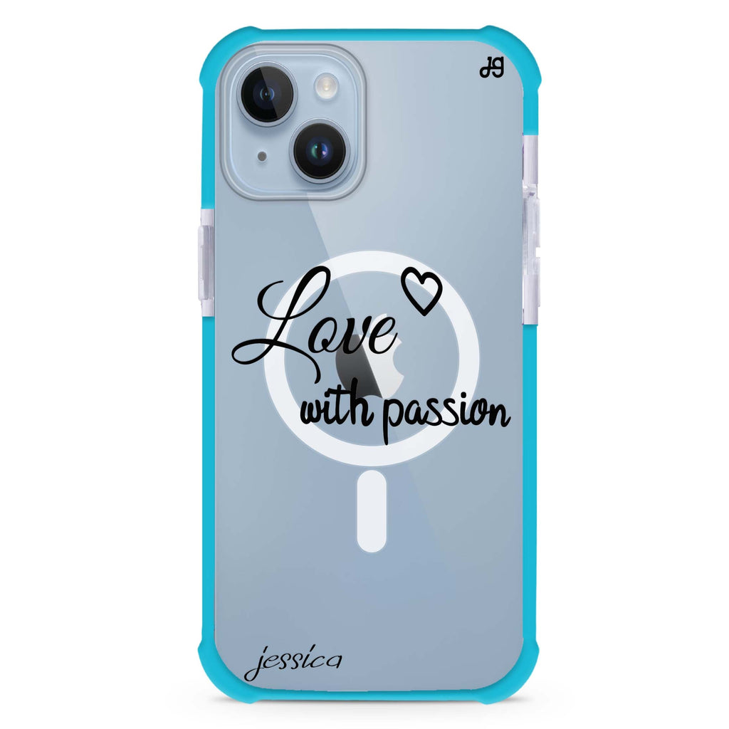 Always be true love with passion II iPhone 15 Plus Magsafe 兼容超強防摔保護殼