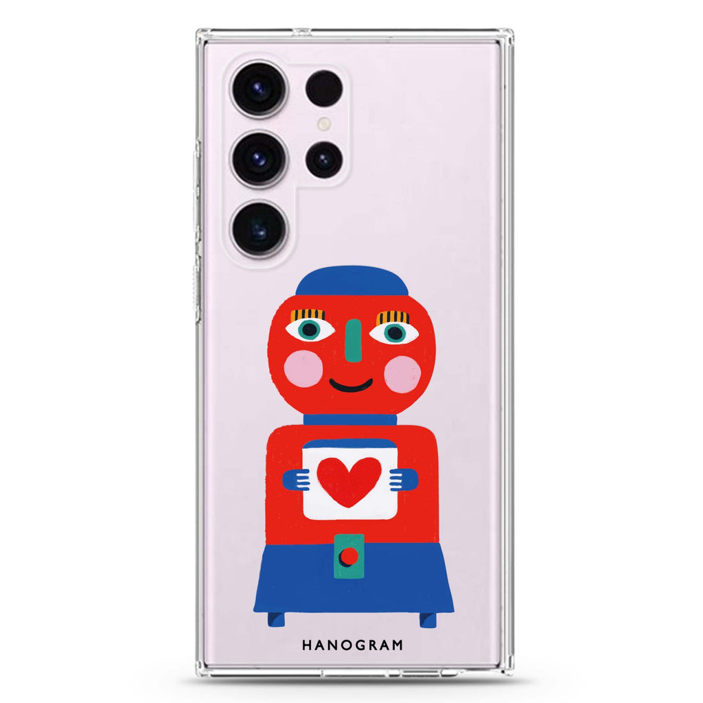 Sweetheart Gumballs Samsung Galaxy Ultra 透明保護殼，適用 S26/S25/S24/S23 Ultra，圖1
