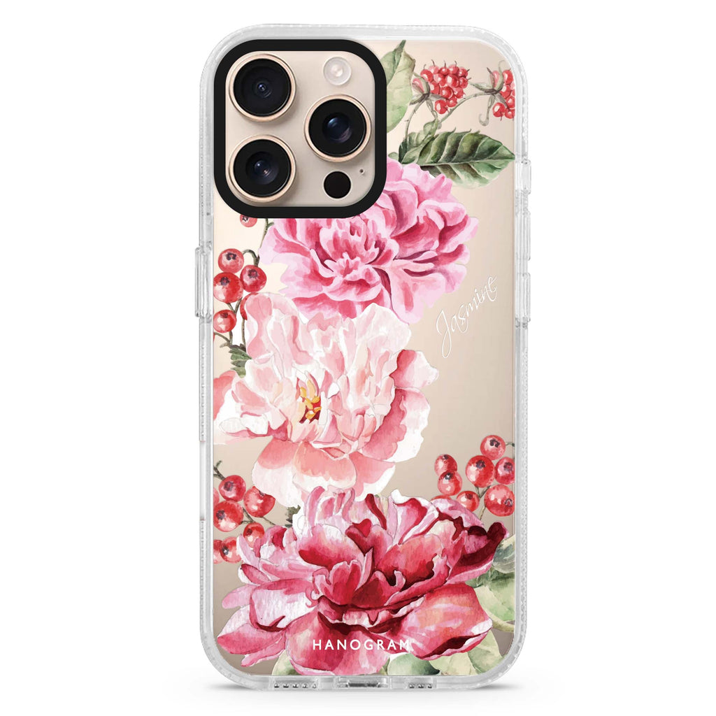 Pretty Watercolor Flowers iPhone 16 Pro & 16 Pro Max Case - Personalized and Stylish Protection