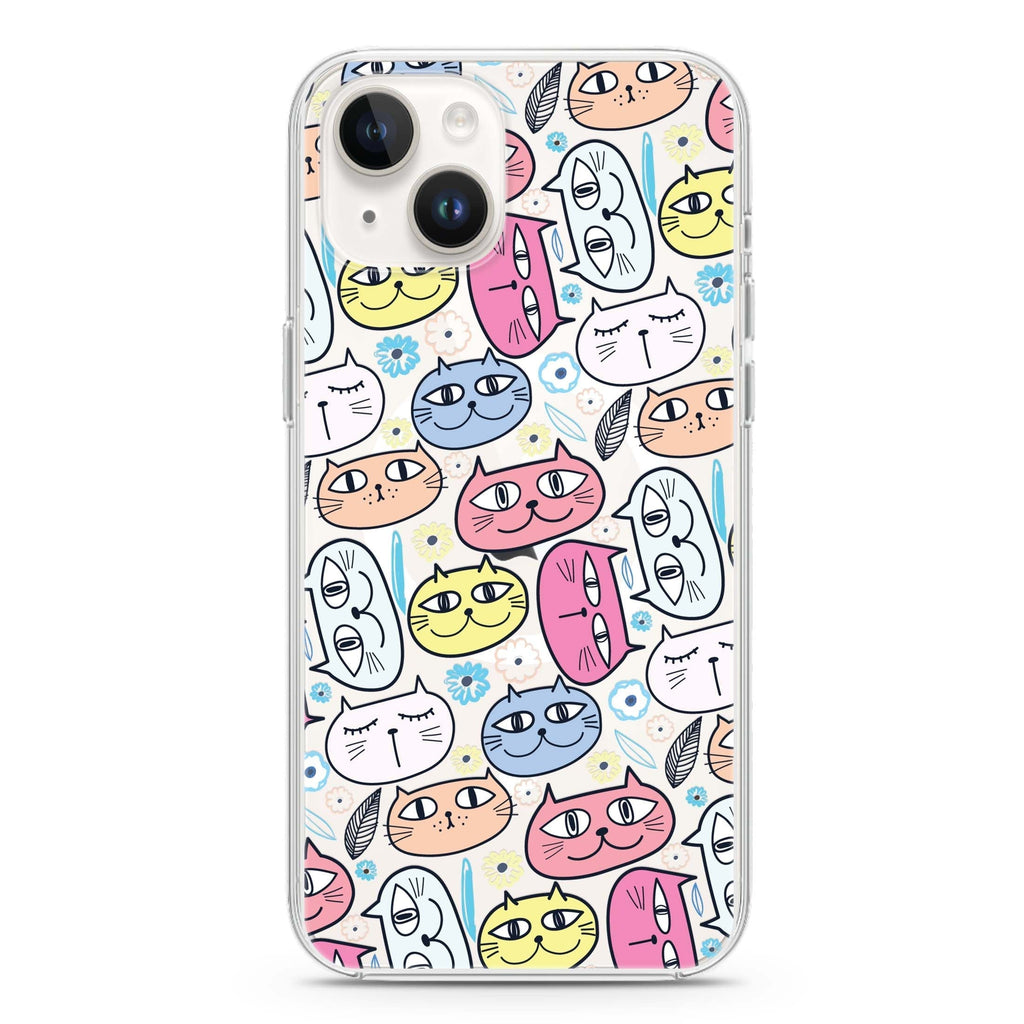 Feline Fantasia iPhone 14 Magsafe 兼容水晶透明保護殼