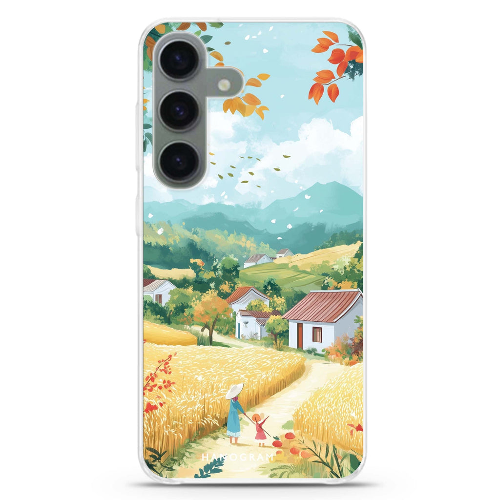 Crisp Harvest Samsung Galaxy S26/S25/S24 水晶透明保護殼正面展示