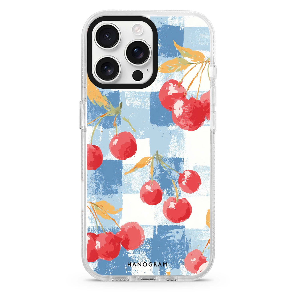 Cherry Picnic Magsafe 兼容水晶透明保護殼
