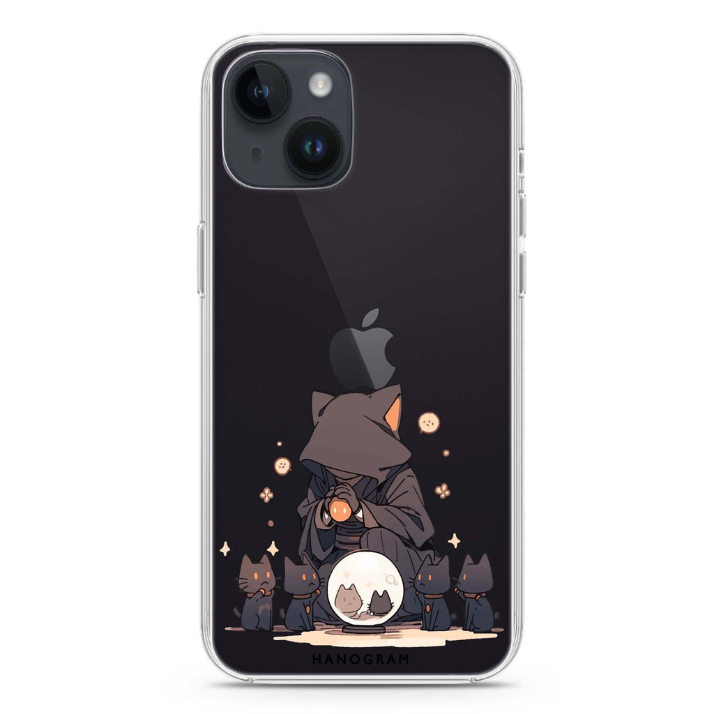 Seer Cat Charm iPhone 14 Plus 水晶透明保護殼