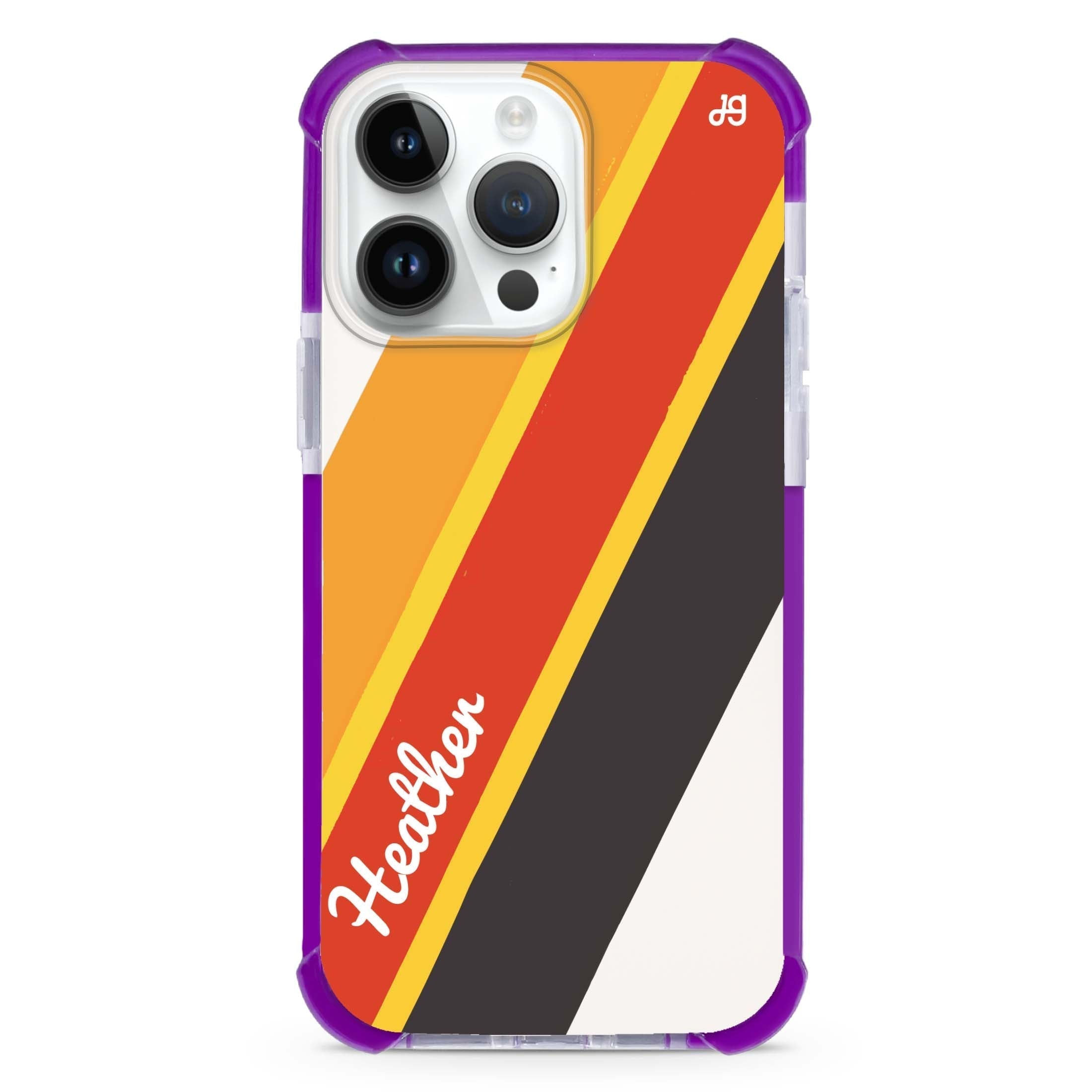 Giraffe & floral iPhone 15 Pro Max Magsafe 兼容超強防摔保護殼