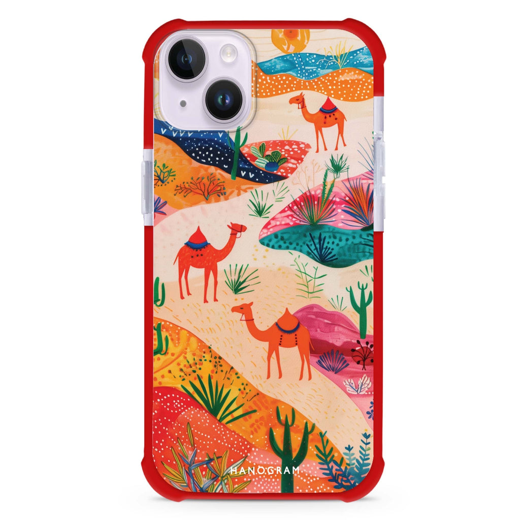 Sand Dunes Safari iPhone 15 Plus Magsafe 兼容超強防摔保護殼