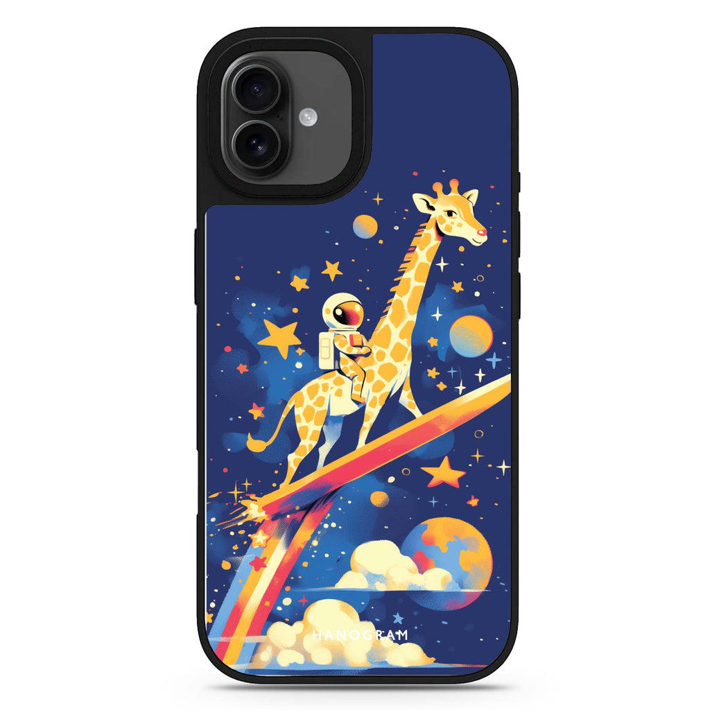 Galactic Ride iPhone 17 星空鏡面手機殼 主圖設計