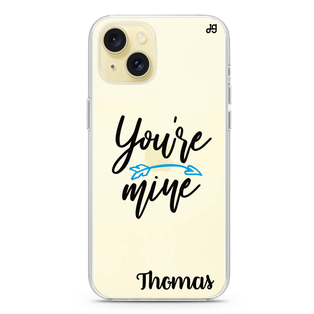 You are mine I iPhone 15 水晶透明保護殼