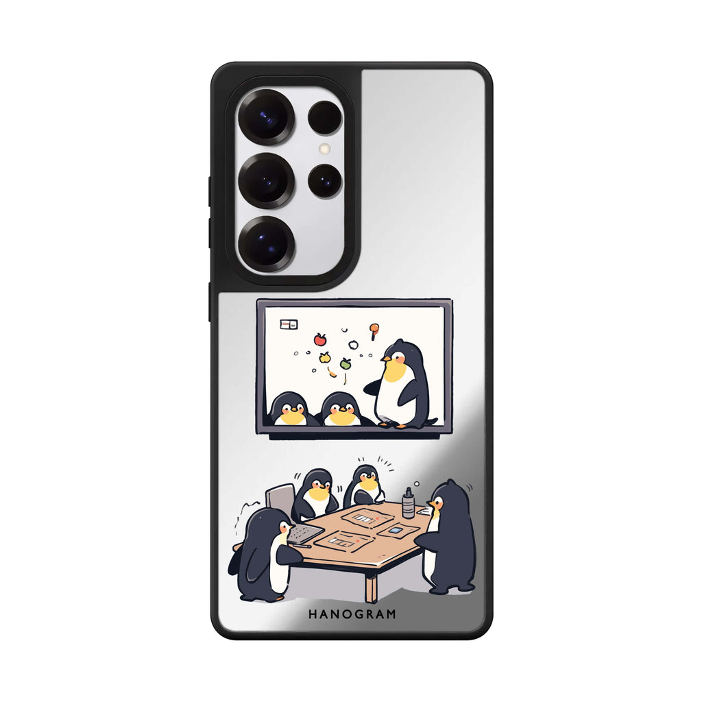 Penguin Presentation 鏡面手機殼