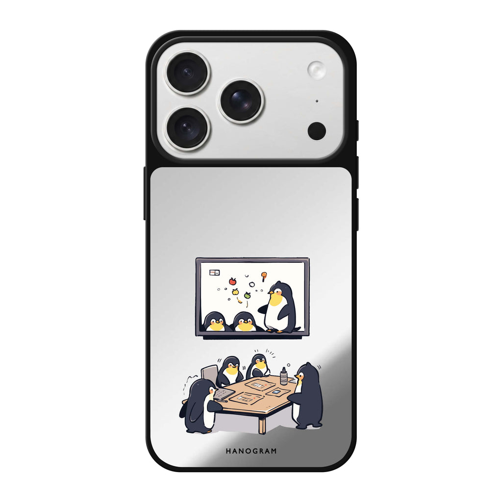 Penguin Presentation 鏡面手機殼