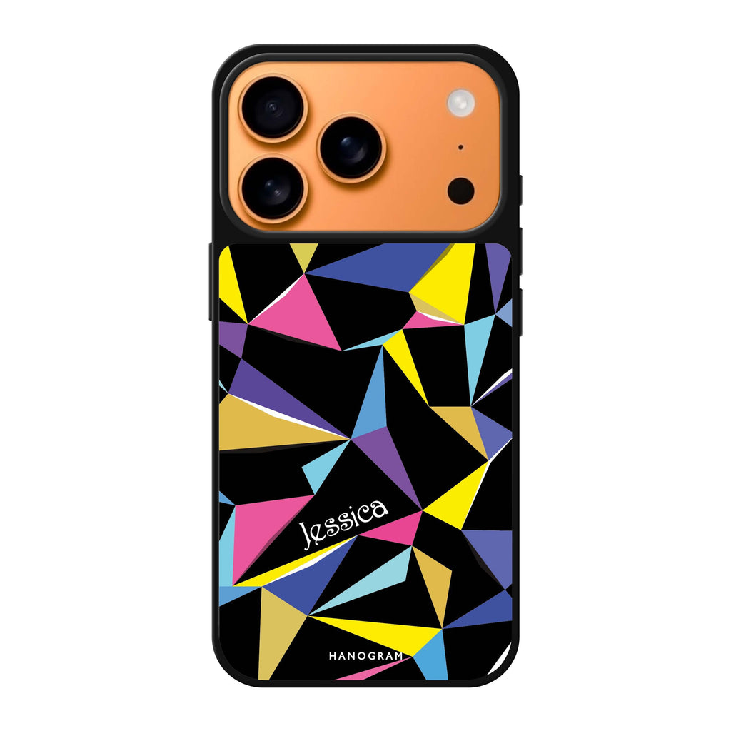 Geometric 圖案 iPhone 17 Pro Max 鏡面手機殼主圖