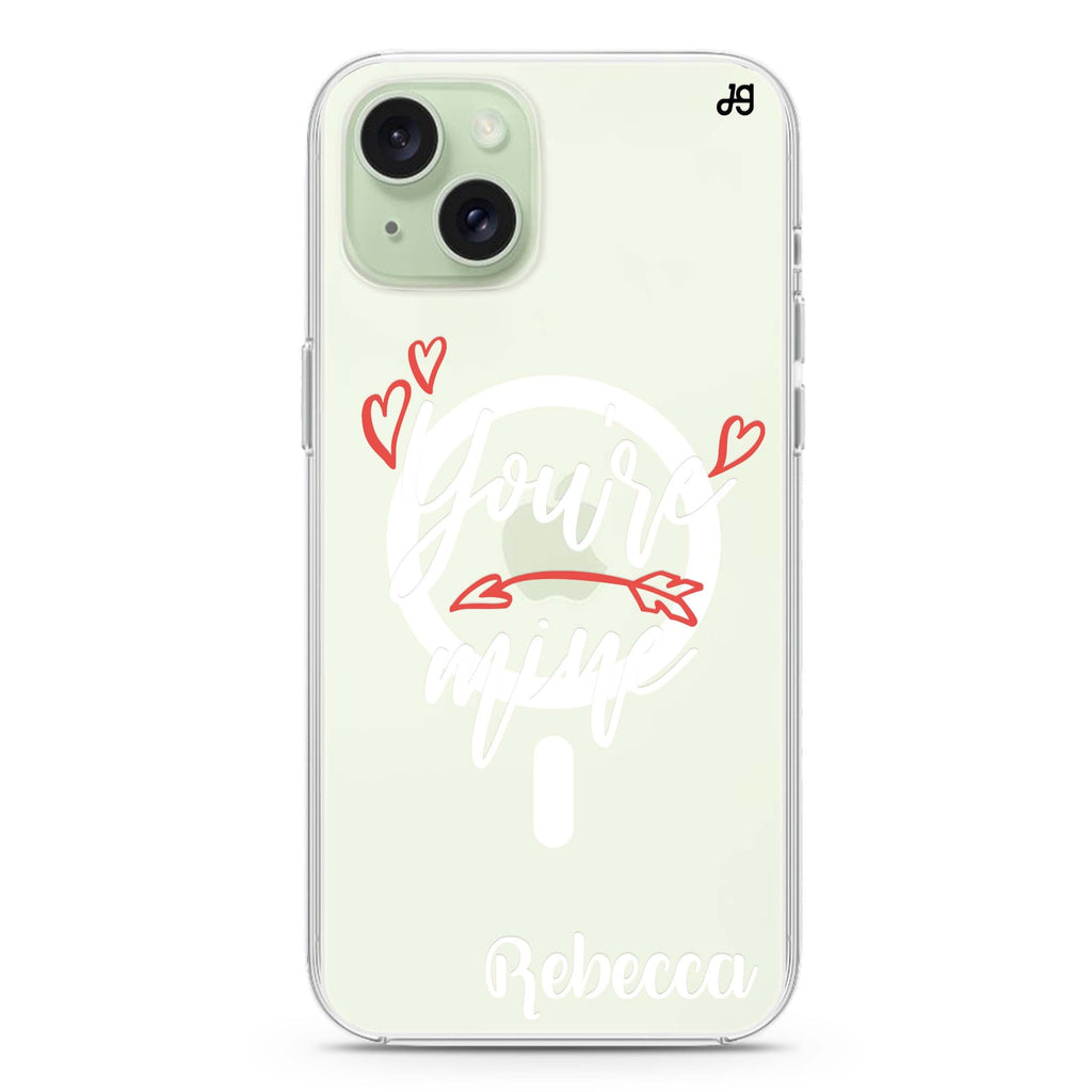 You are mine II iPhone 15 Magsafe 兼容水晶透明保護殼