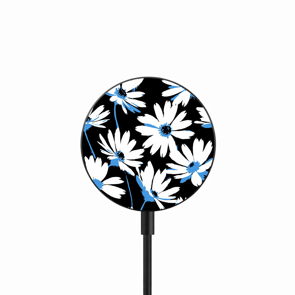 Blue Daisy Night 25W 磁吸無線充電器