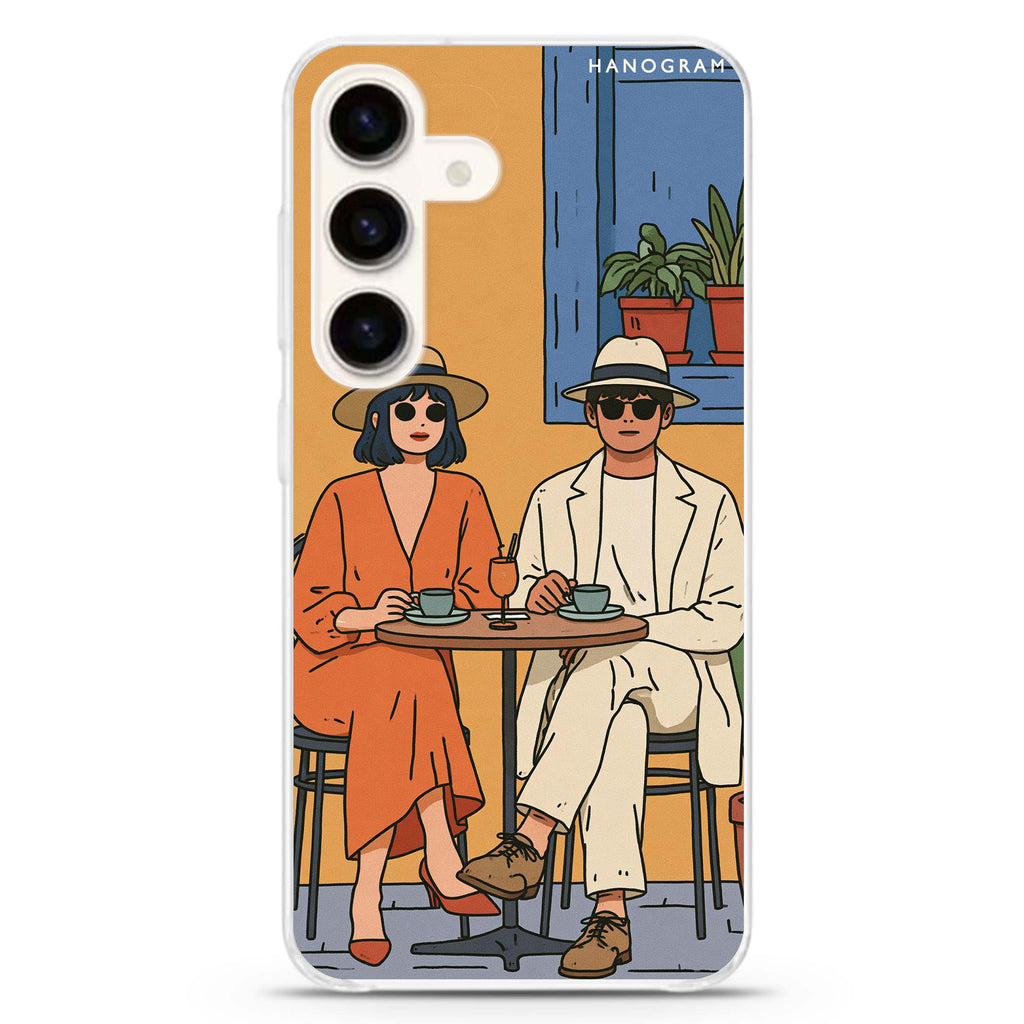 Espresso for Two Samsung Galaxy 水晶透明保護殼