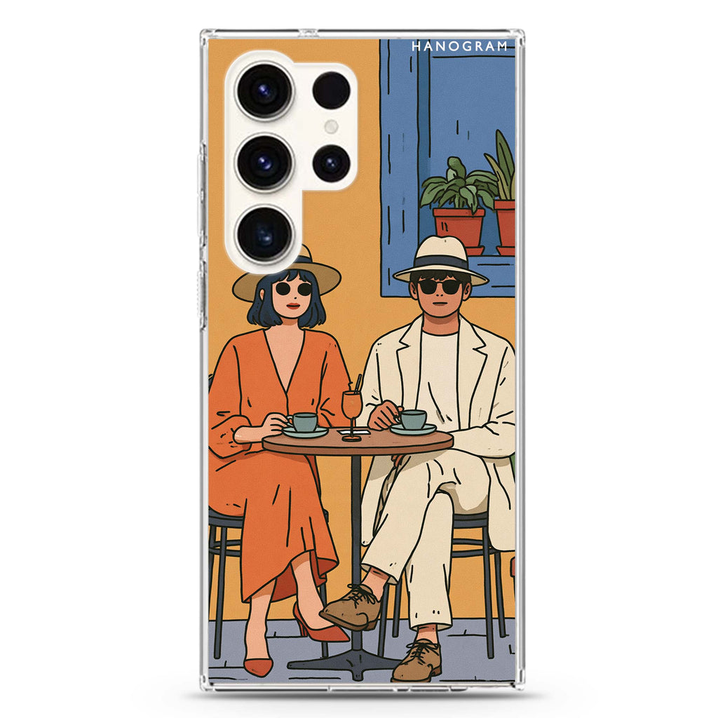 Espresso for Two Samsung Galaxy 水晶透明保護殼