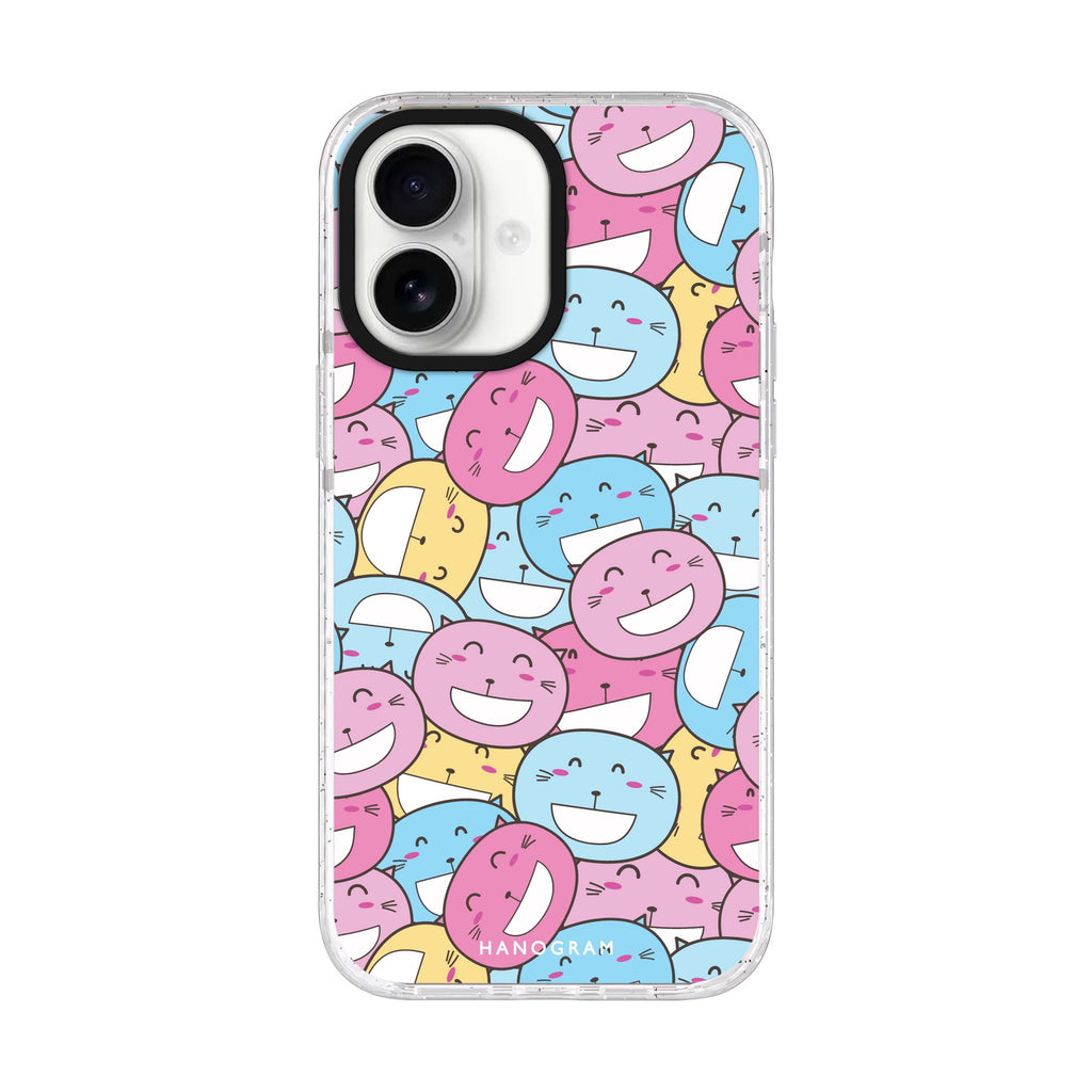 Furry Features iPhone 17 水晶透明保護殼正面展示