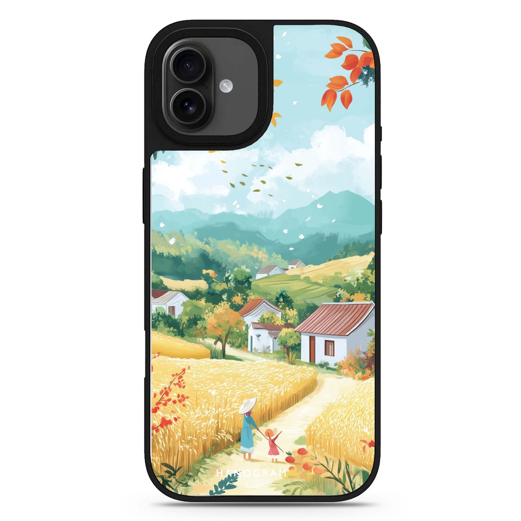 Crisp Harvest iPhone 17 鏡面手機殼 主圖設計
