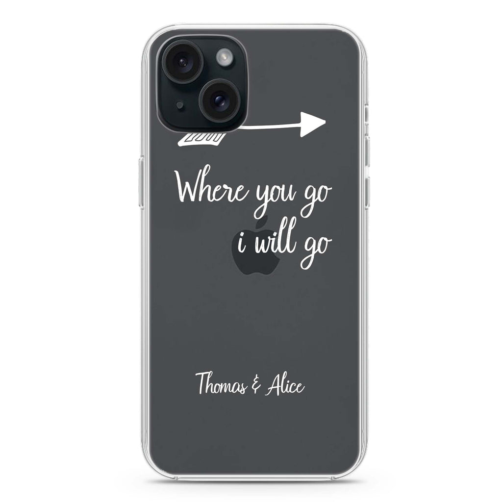 Always love together iPhone 15 plus 水晶透明保護殼